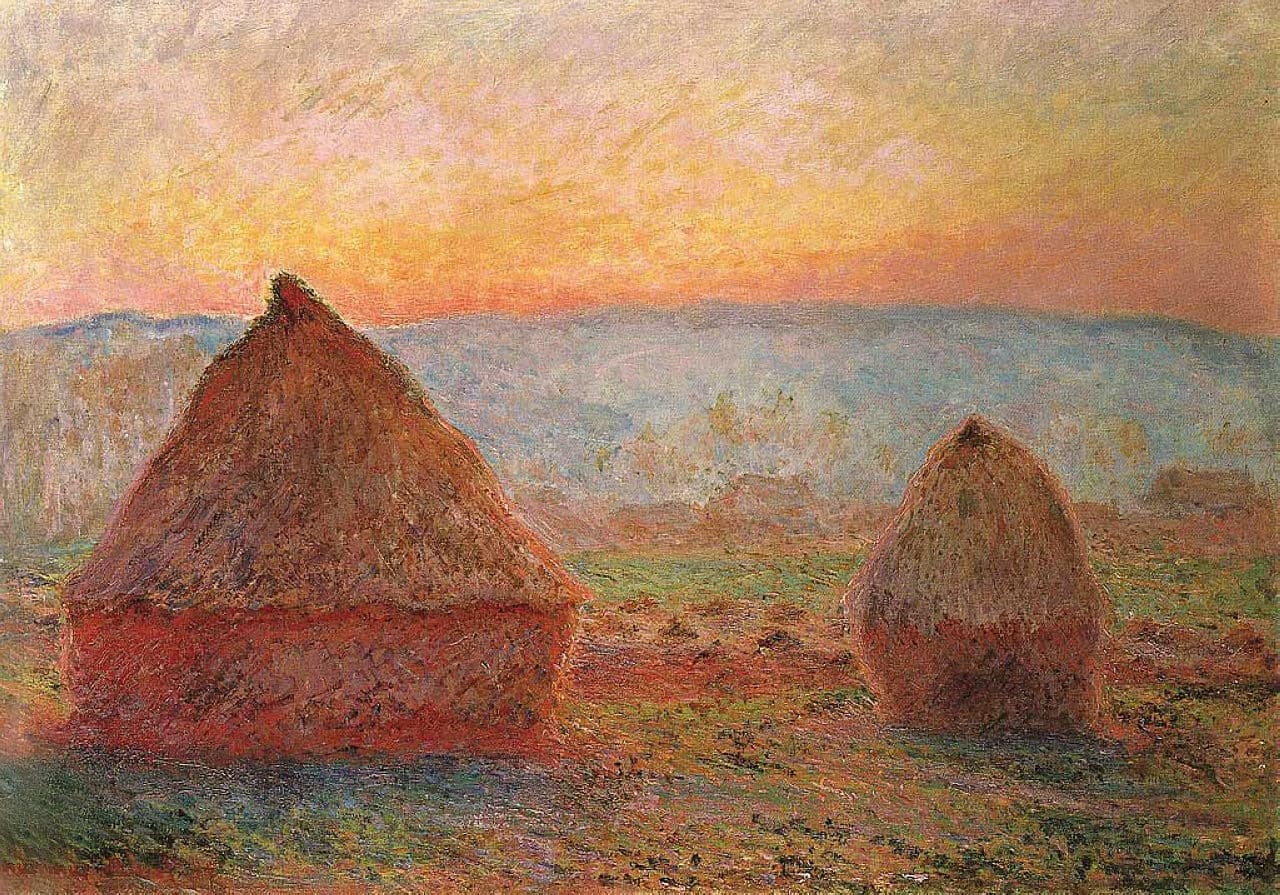 Haystack, Sunset