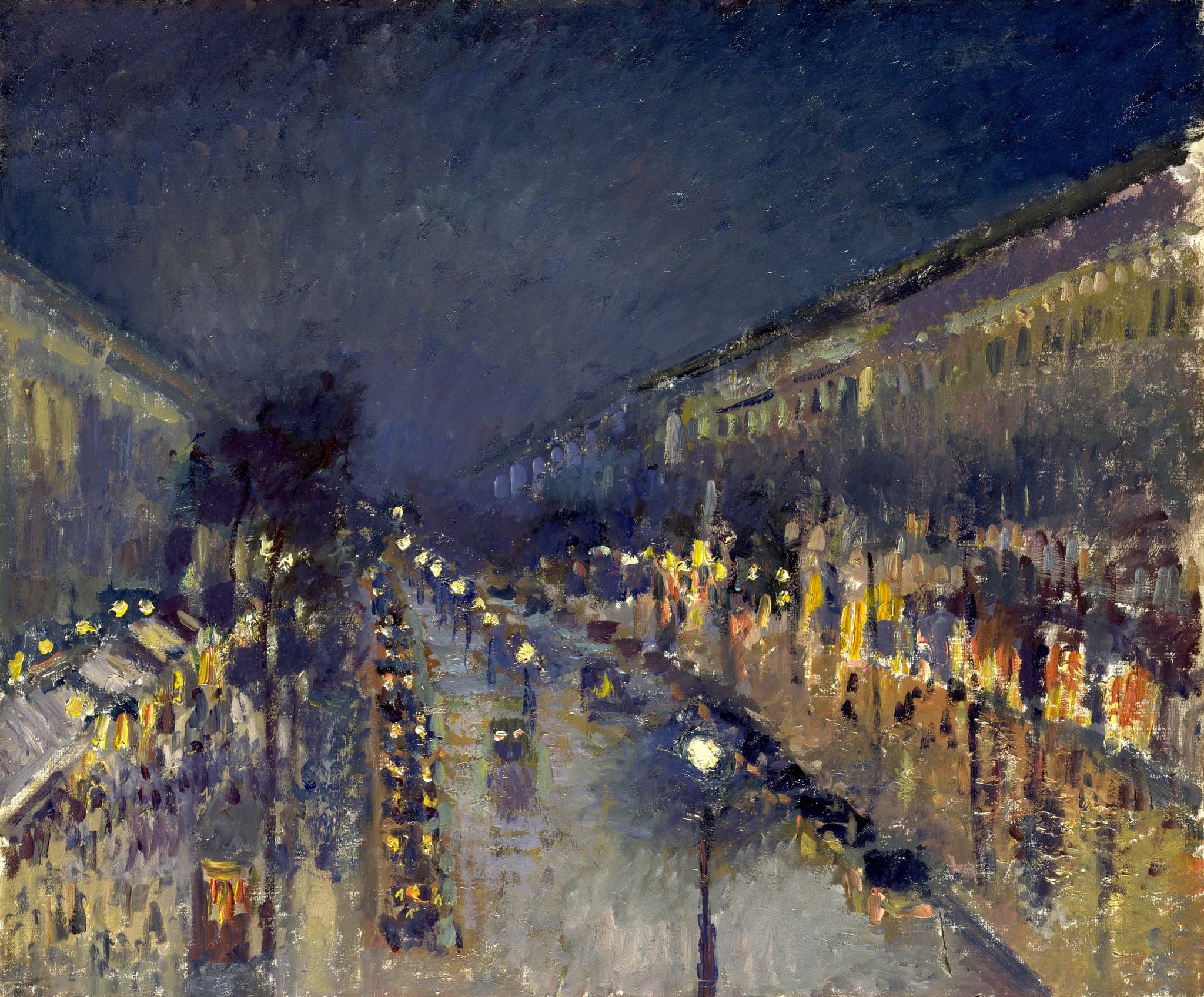 Boulevard Montmartre at Night
