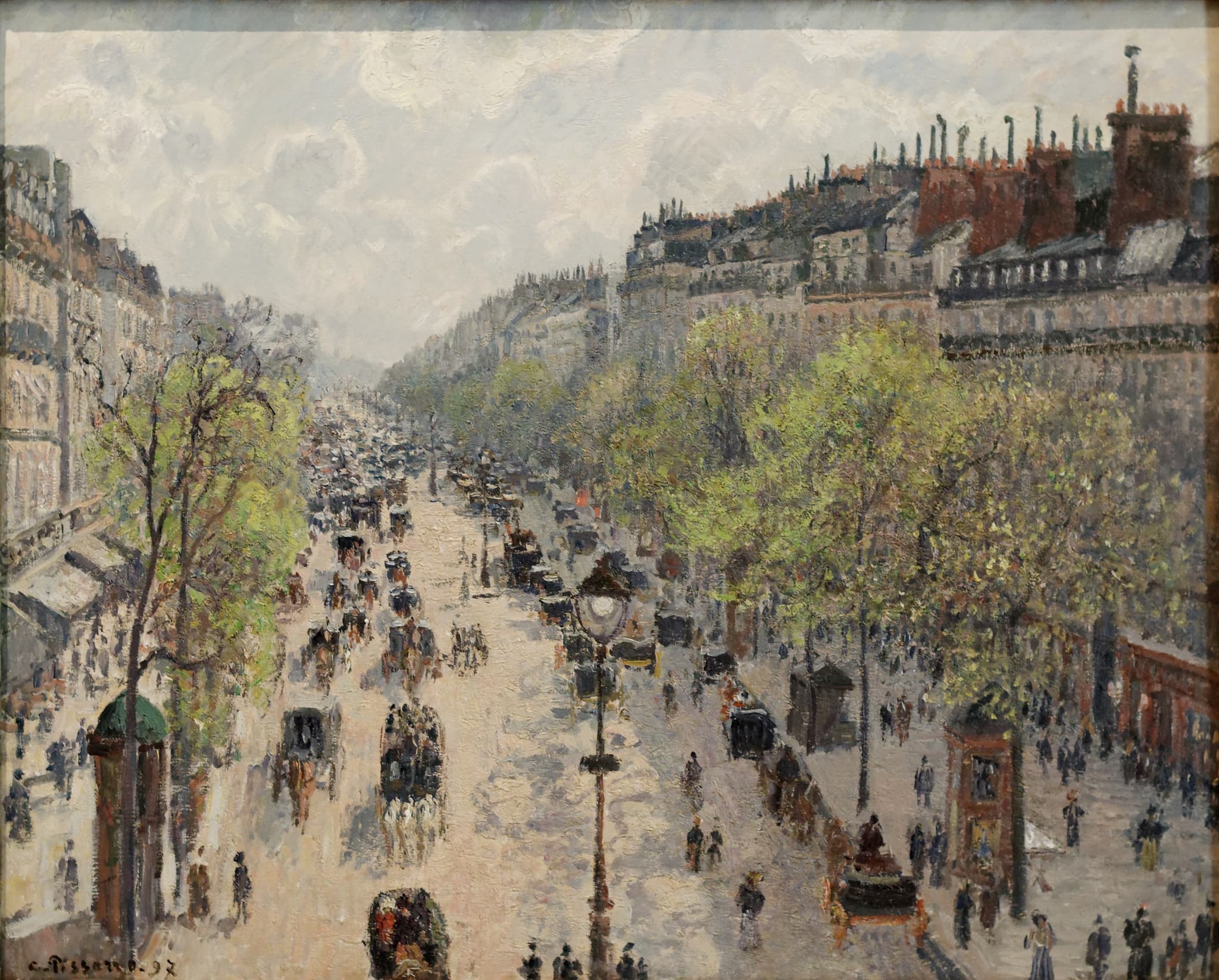 The Boulevard Montmartre on a Spring Morning