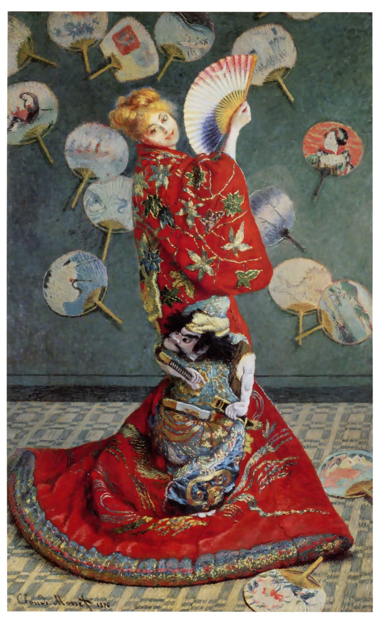 La Japonaise (Camille Monet in Japanese Costume)