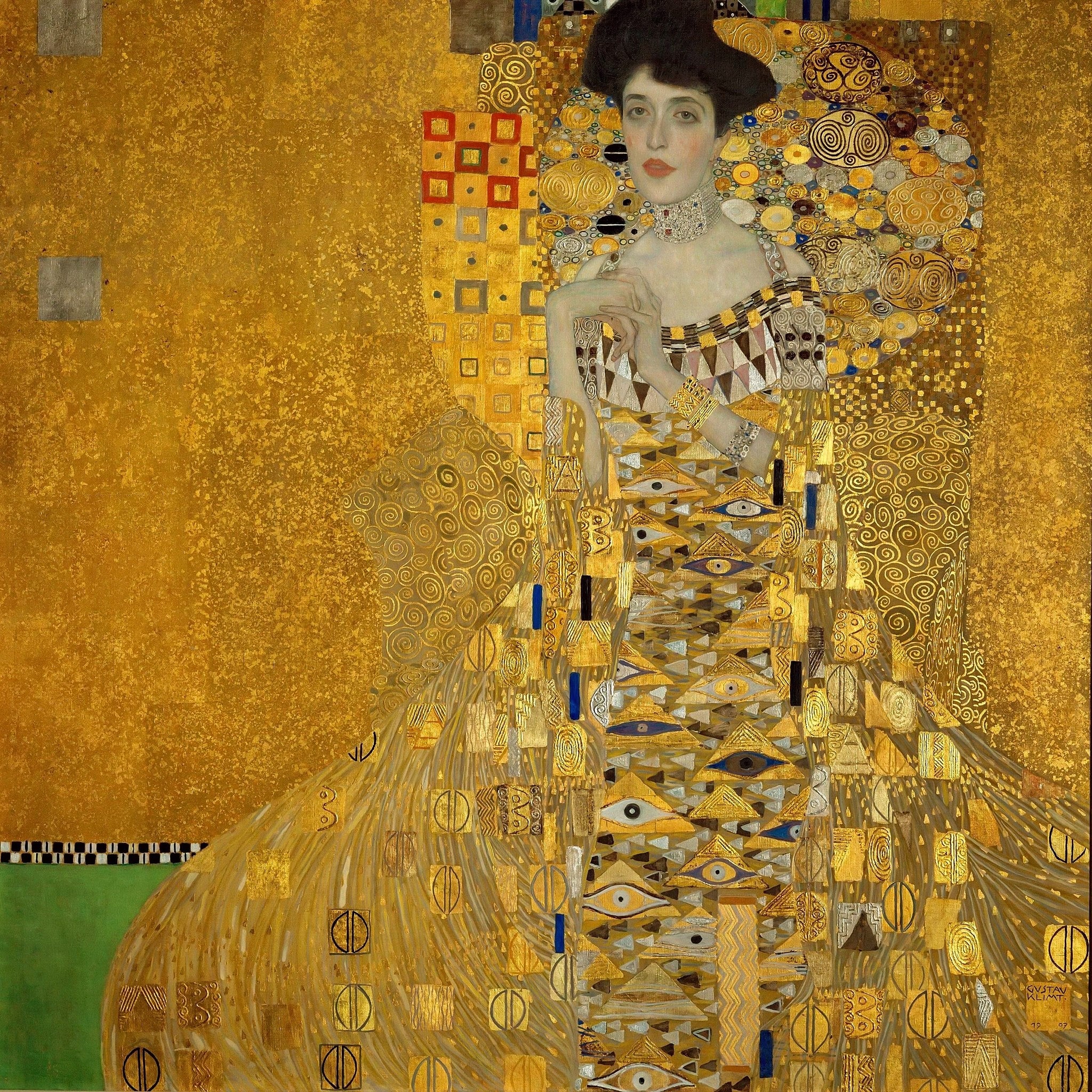 Portrait of Adele Bloch-Bauer I by Gustav Klimt