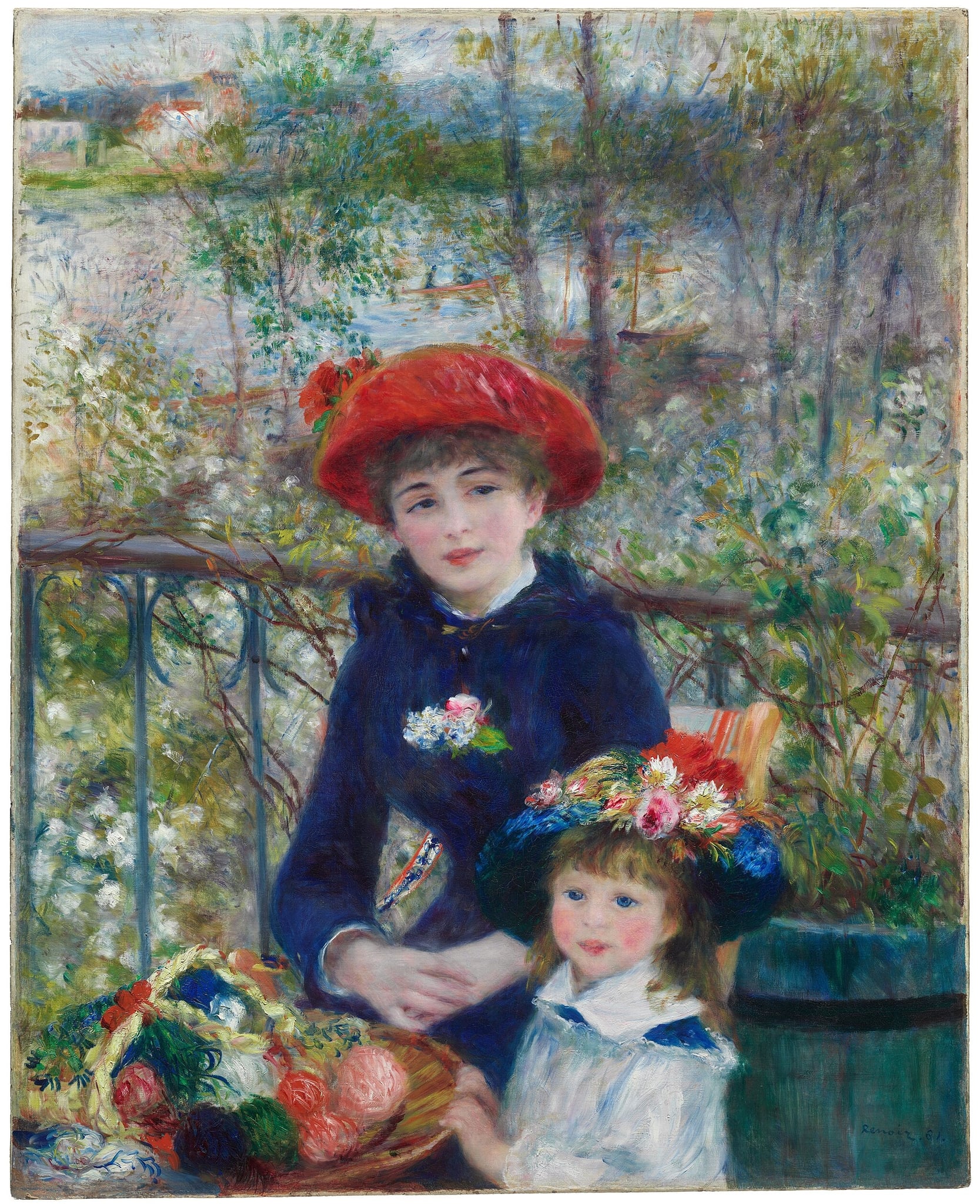 Two Sisters (On the Terrace) by Pierre-Auguste Renoir