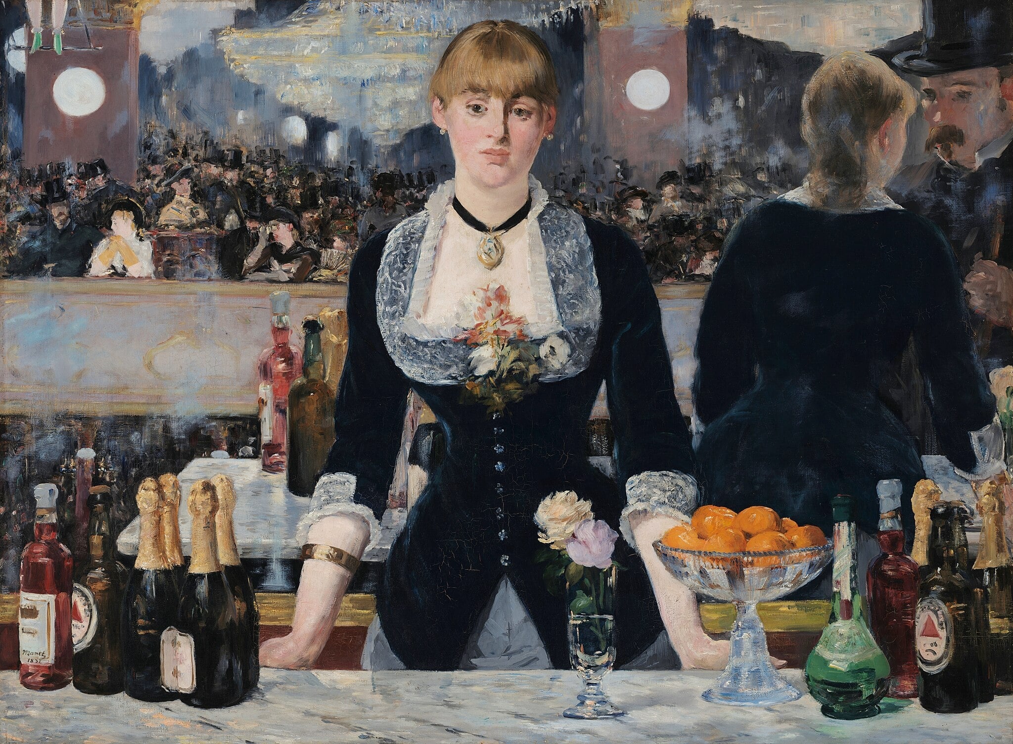 A Bar at the Folies-Bergère (Un bar aux Folies-Bergère) by Édouard Manet