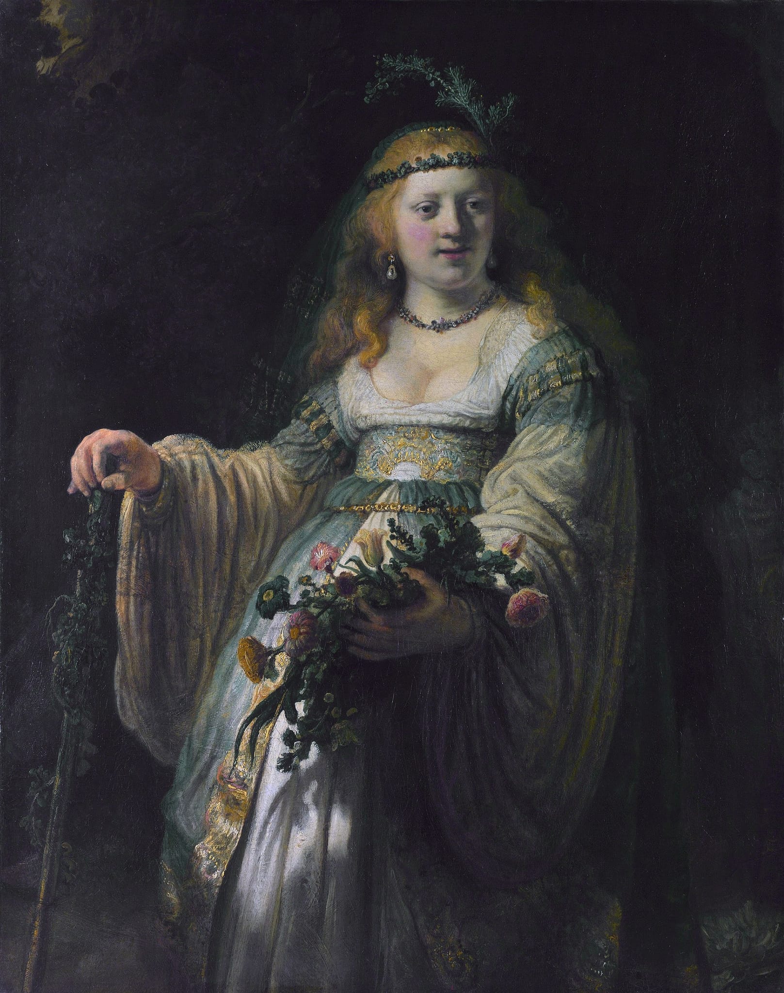 Saskia van Uylenburgh in Arcadian Costume