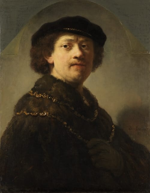Self-Portrait in a Black Cap