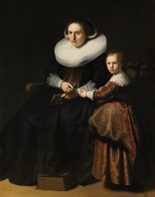 Portraits of Susanna van Collen and her Daughter Anna