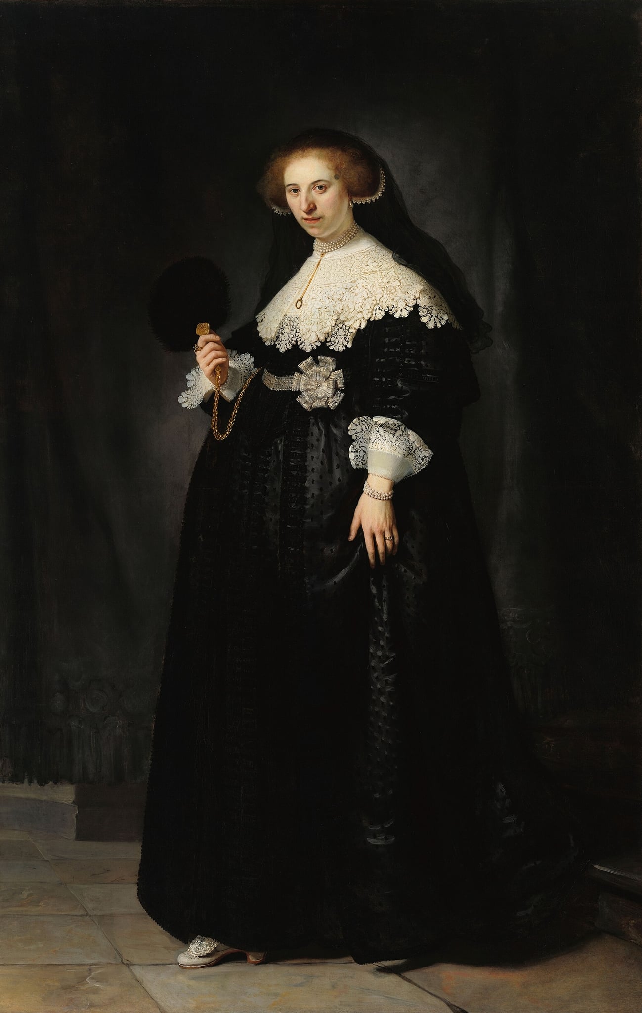 Portrait of Oopjen Coppit by Rembrandt van Rijn