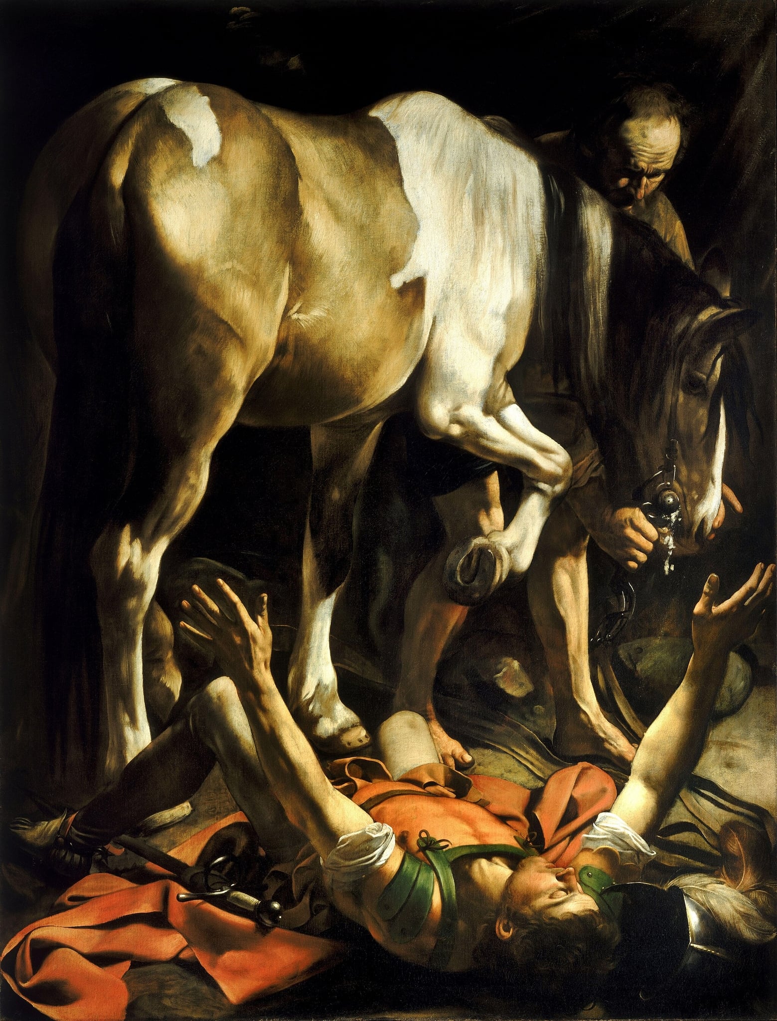 The Conversion of Saint Paul (Conversion on the Way to Damascus) by Caravaggio