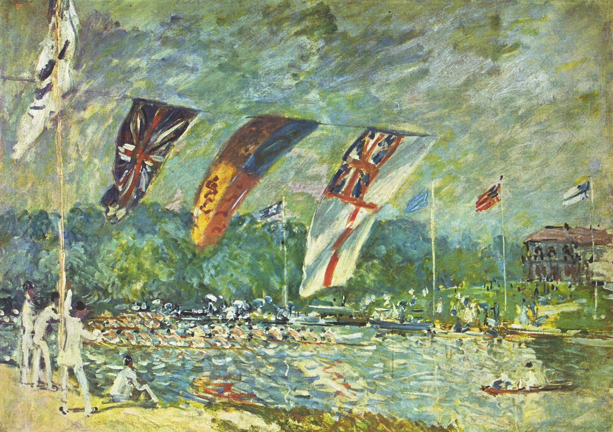 Regatta at Molesey near Hampton Court