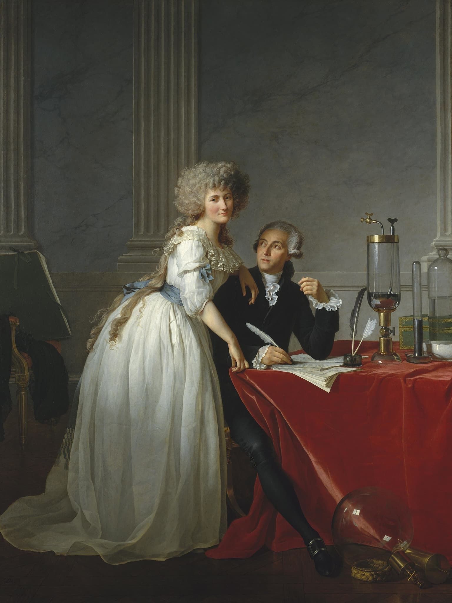 Portrait of Antoine‑Laurent Lavoisier and his wife