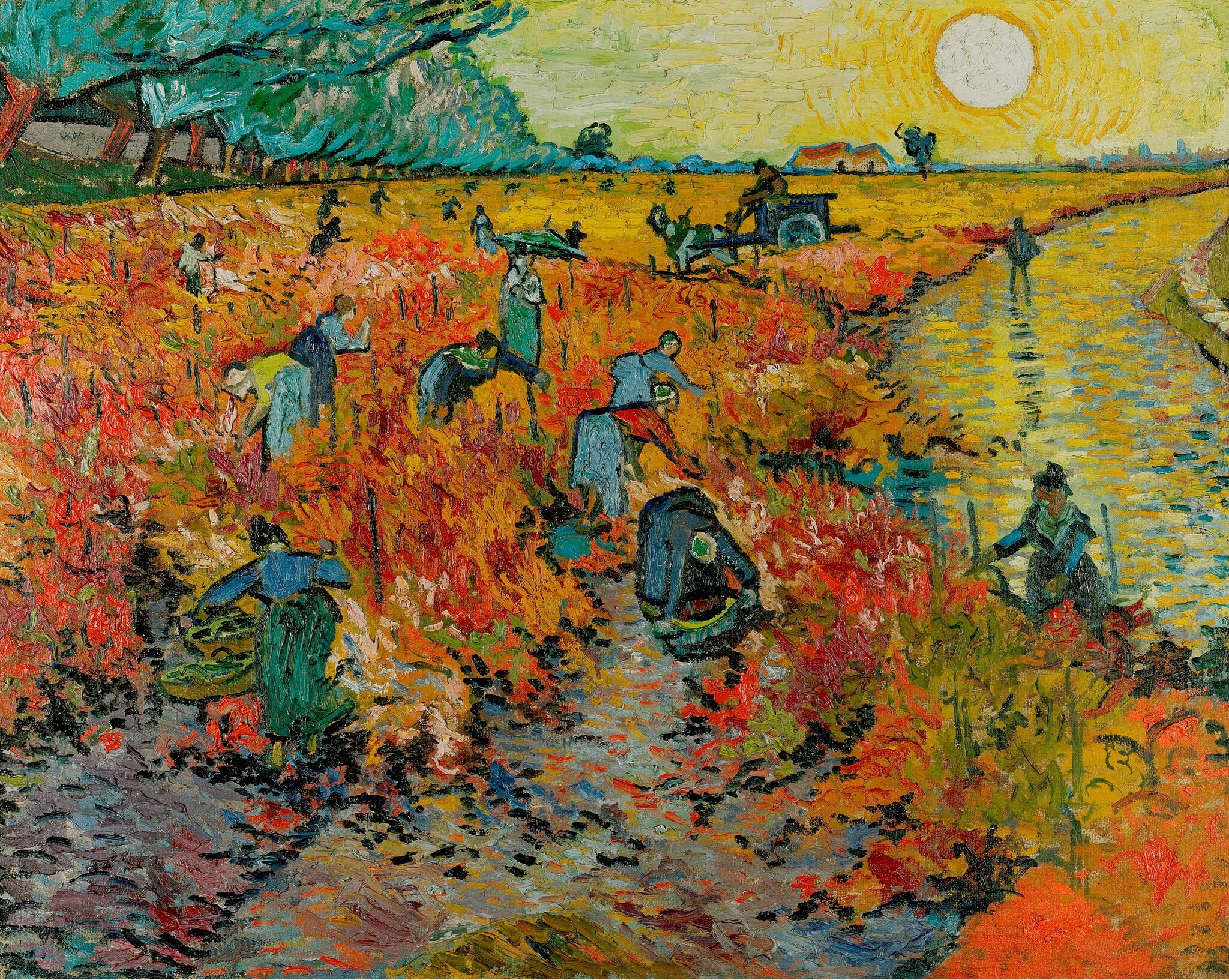 The Red Vineyard by Vincent van Gogh