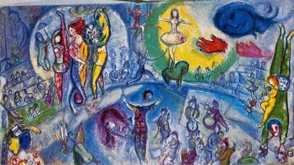 Le Grand Cirque by Marc Chagall