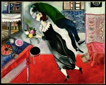 Birthday (L'Anniversaire) by Marc Chagall