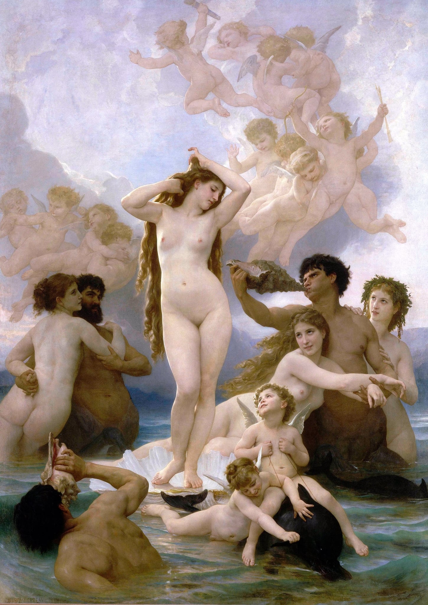 The Birth of Venus (Bouguereau) by William-Adolphe Bouguereau