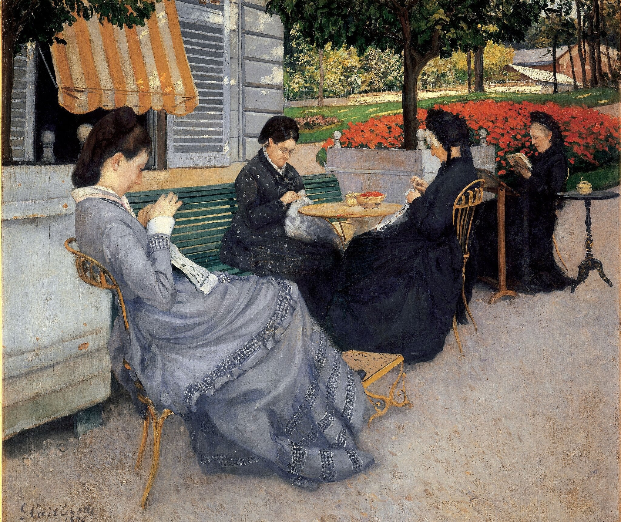 Portraits in the Country (Portraits à la campagne) by Gustave Caillebotte