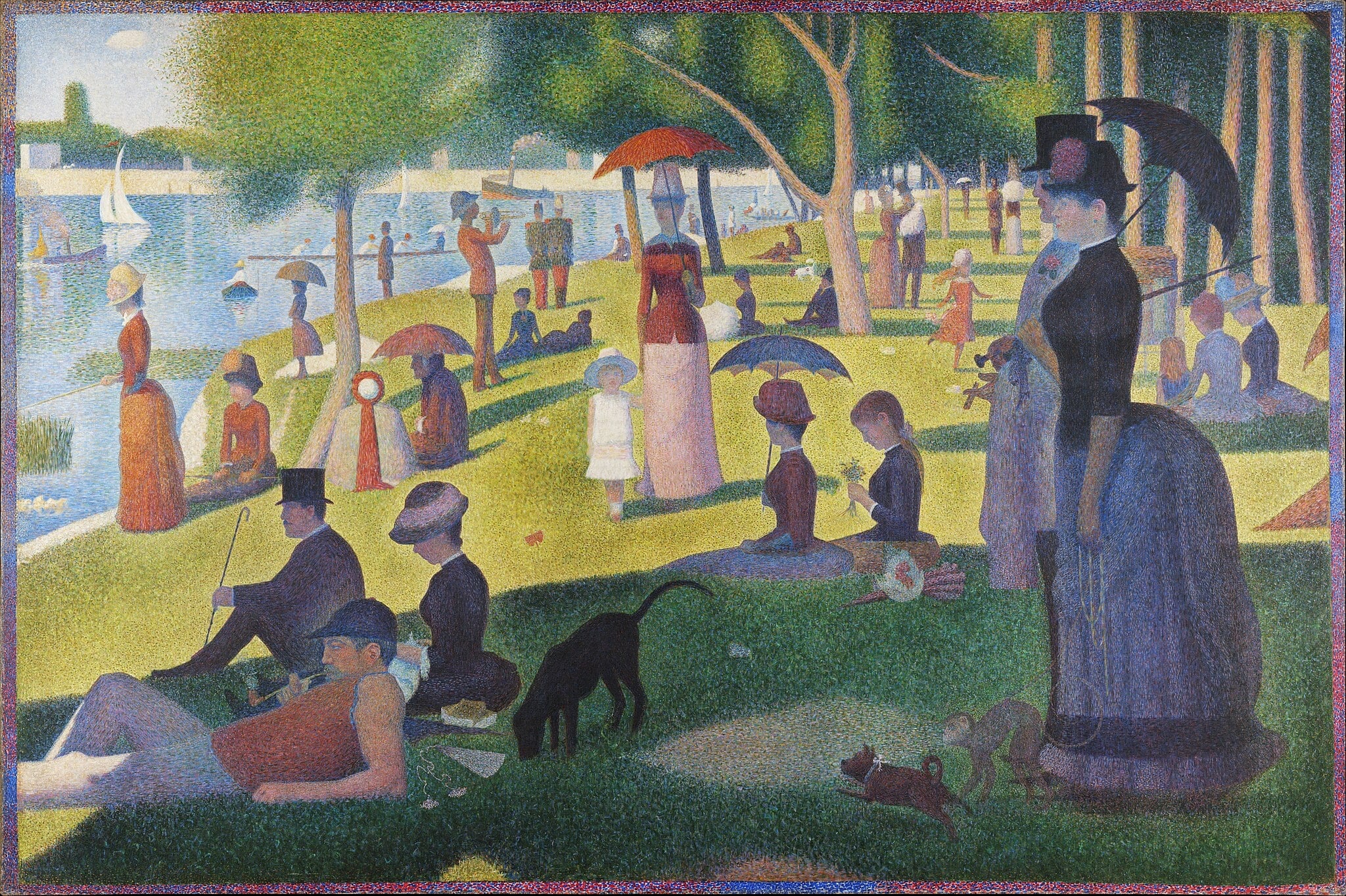 A Sunday Afternoon on the Island of La Grande Jatte by Georges Seurat