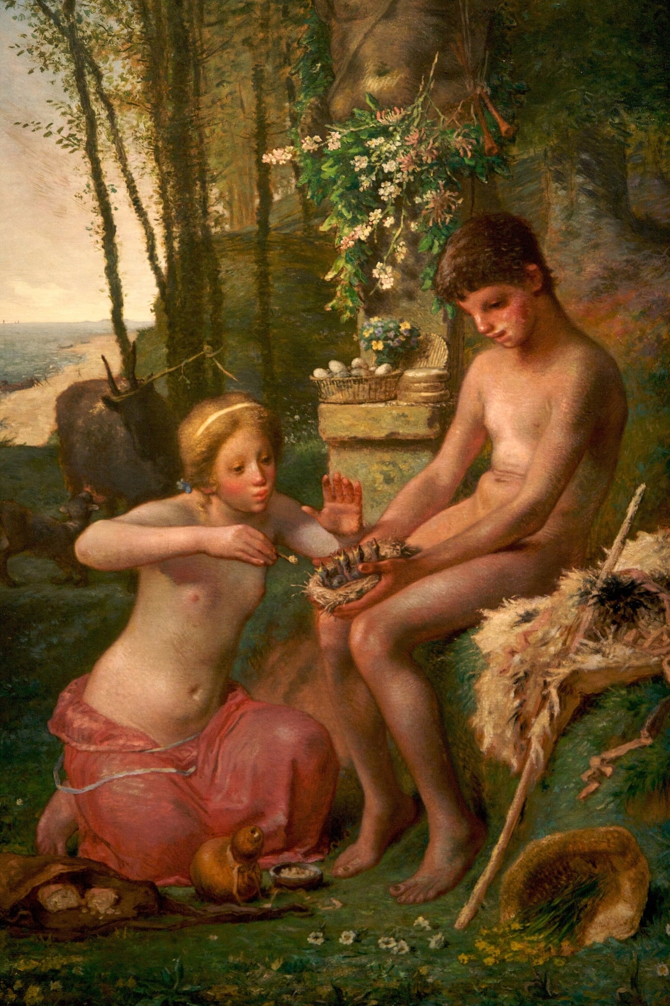 Le Printemps (Spring / Daphnis and Chloe) by Jean-Francois Millet