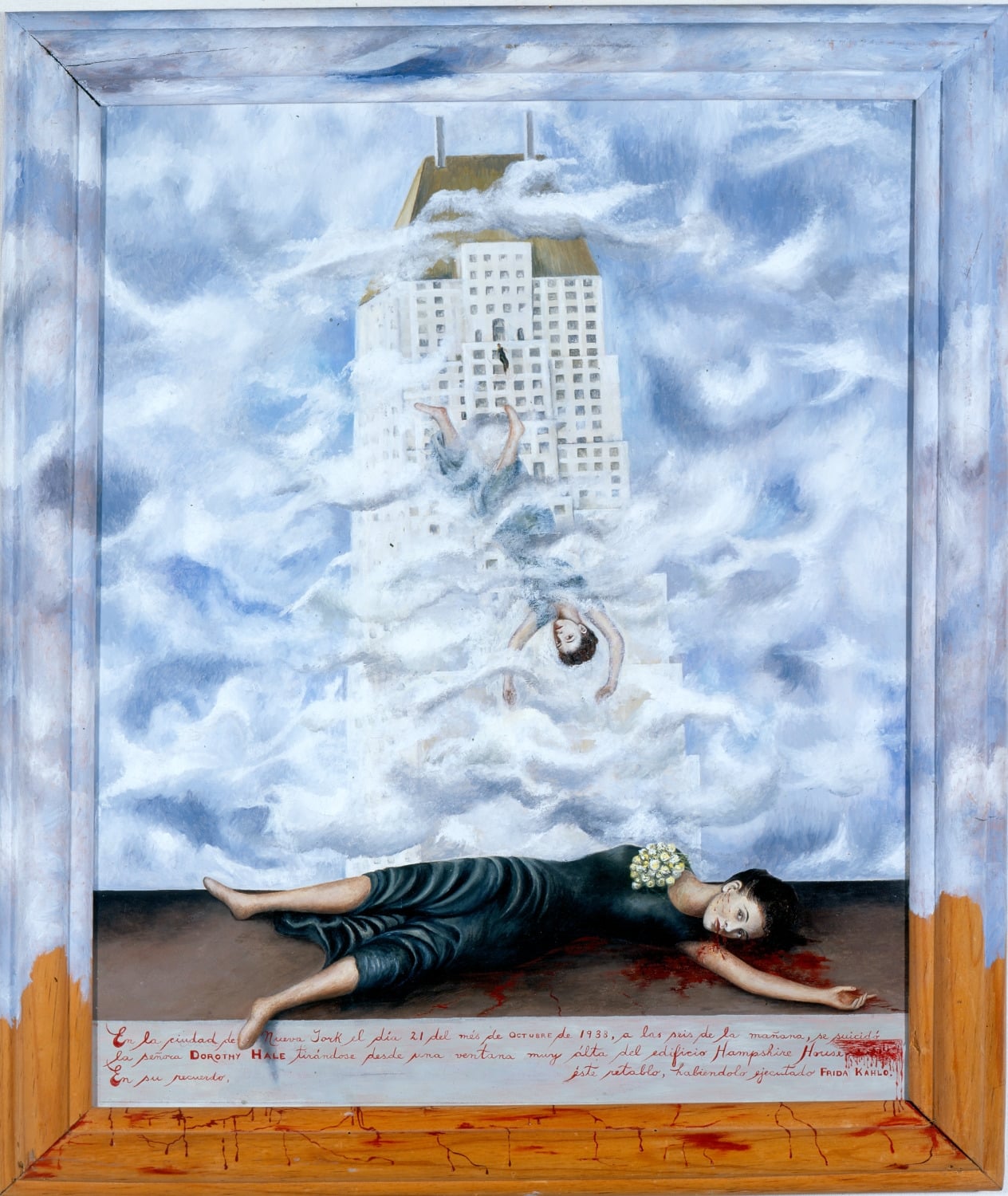 The Suicide of Dorothy Hale (El suicidio de Dorothy Hale) by Frida Kahlo