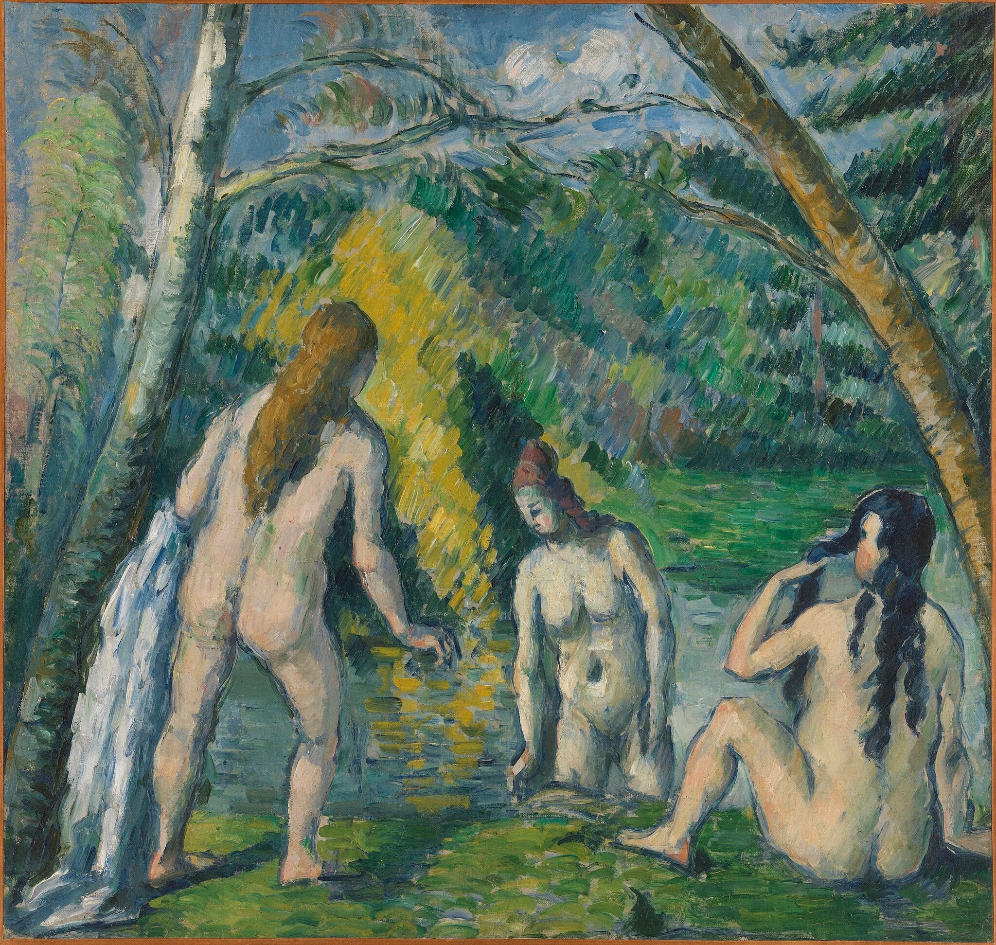 Three Bathers