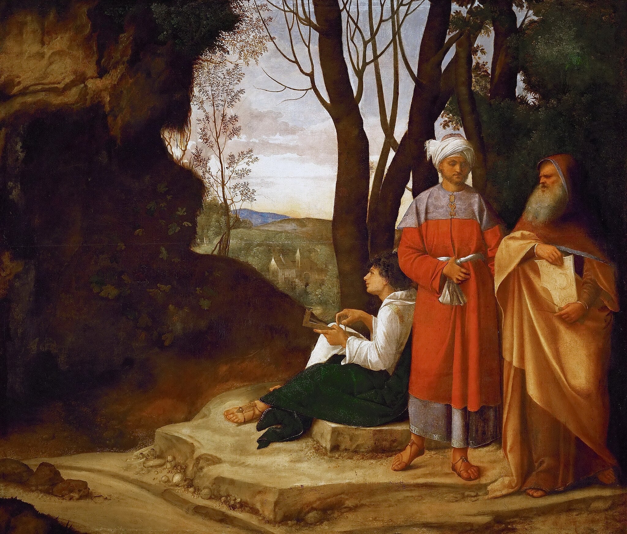 The Three Philosophers by Giorgione