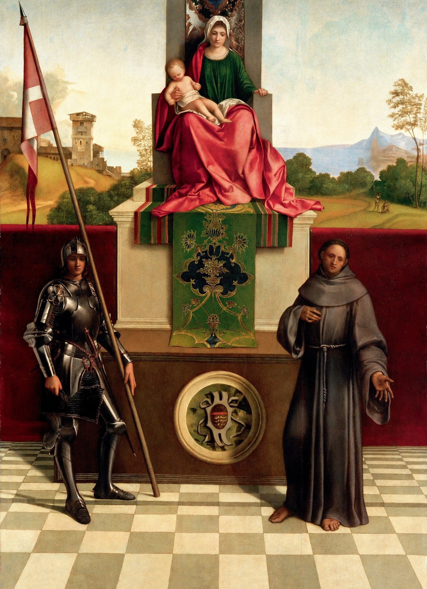 Castelfranco Madonna (Pala di Castelfranco) by Giorgione