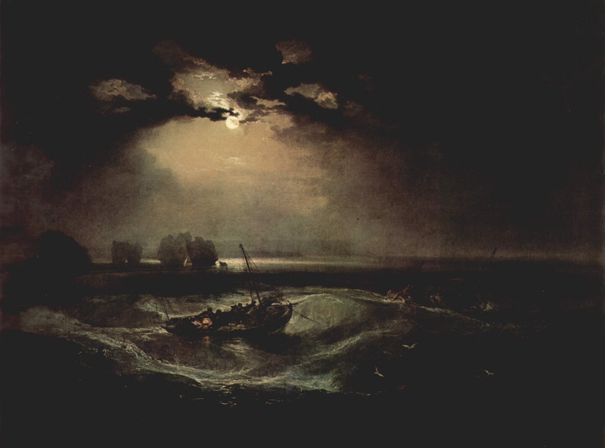 Fishermen at Sea by J. M. W. Turner