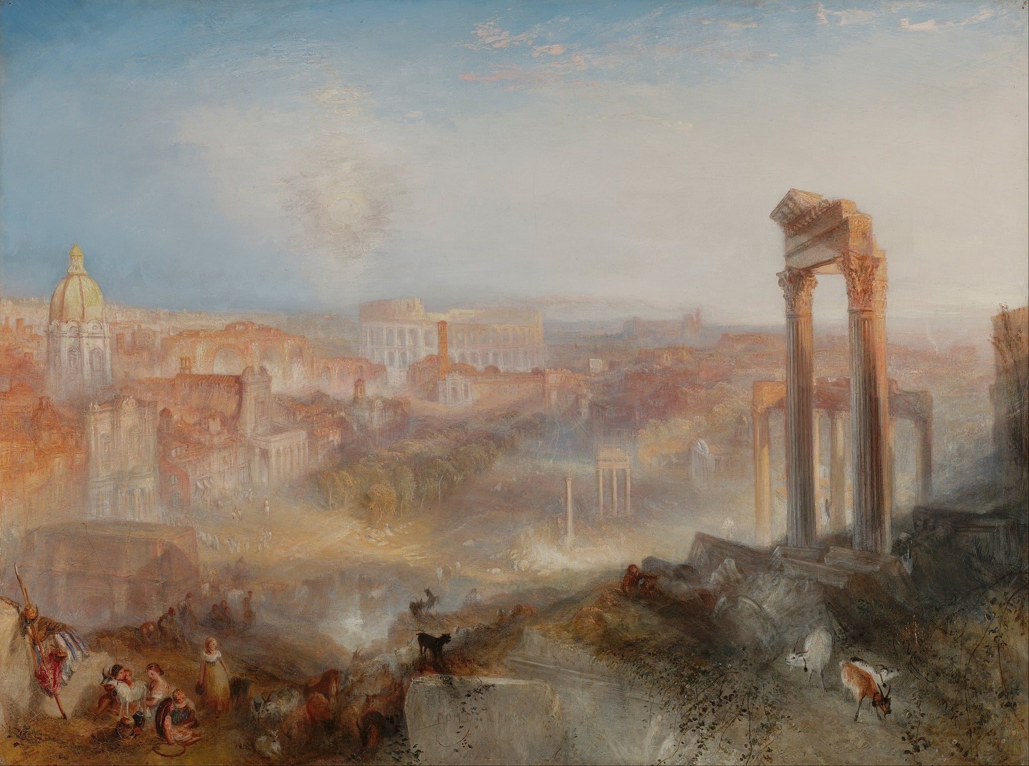 Modern Rome – Campo Vaccino by J. M. W. Turner