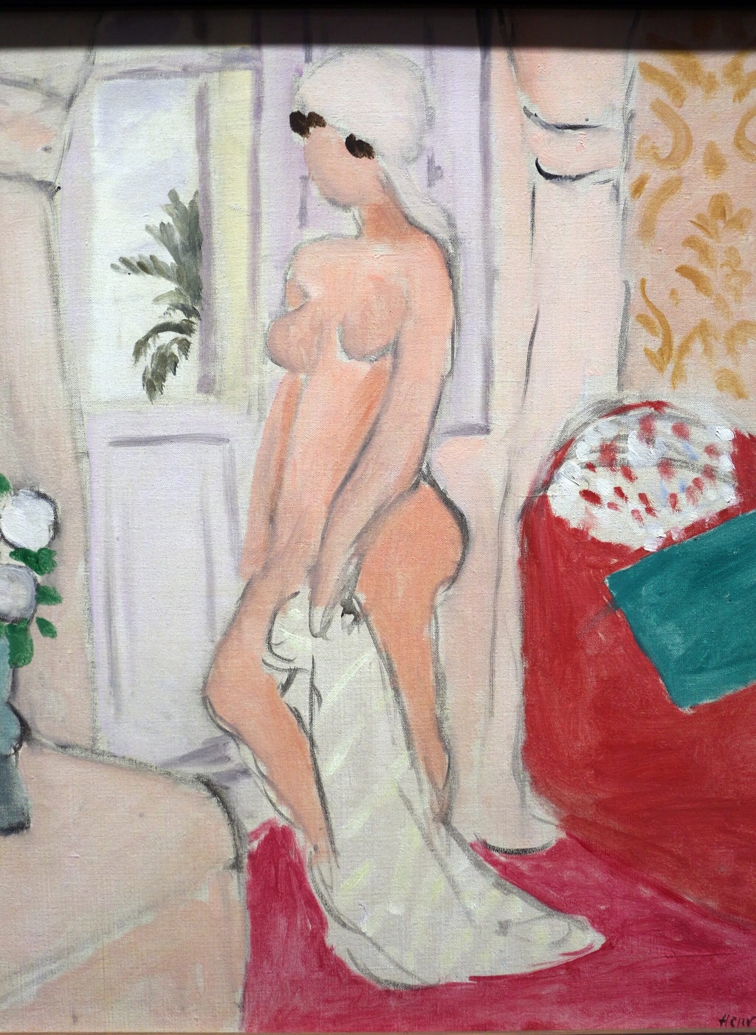 La Jeune Fille et le vase de fleurs